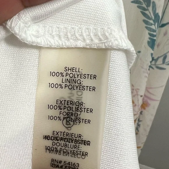 Calvin‎ Klein Floral Sleeveless Dress - Cream - Picture 6 of 6